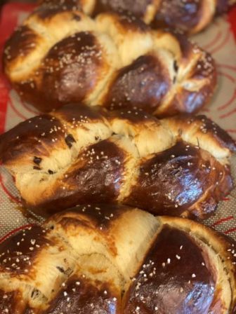 Pink or Teal Challah or Babka Bake